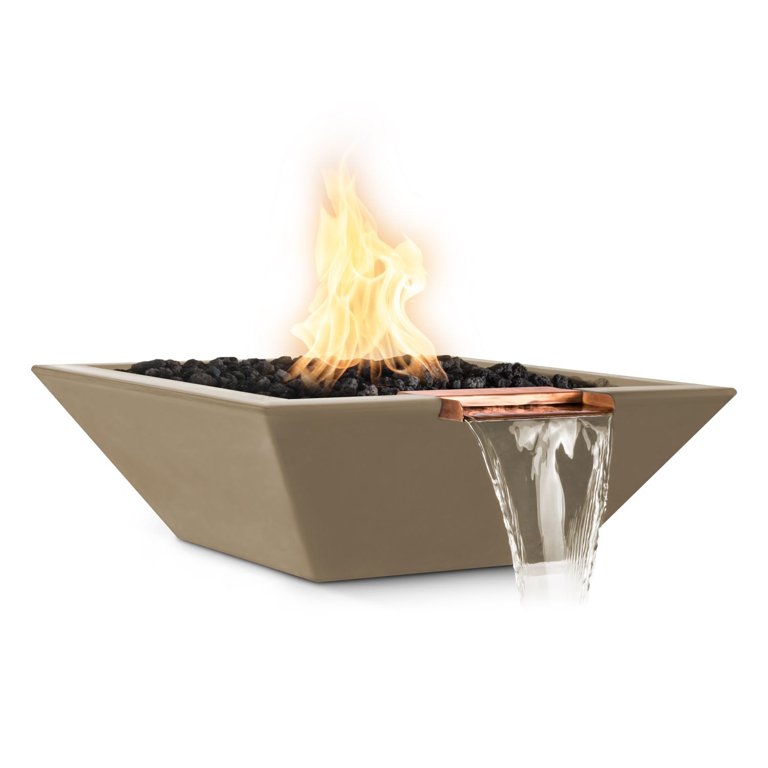 Maya Fire & Water Bowl - GFRC Concrete - 36"