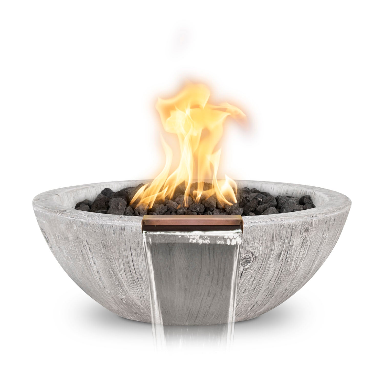 Sedona Fire & Water Bowl - GFRC Wood Grain - 27"